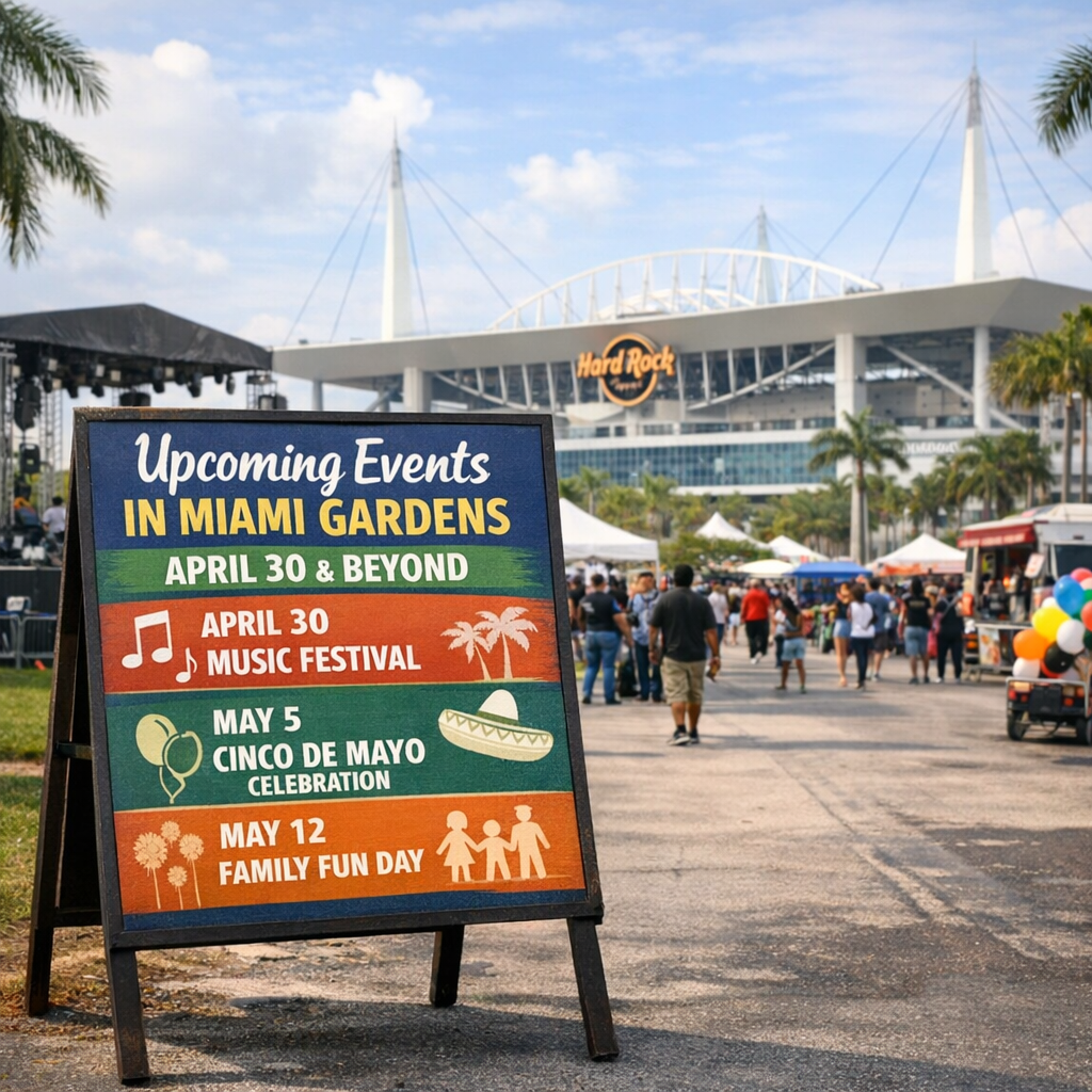 Upcoming Events in Miami Gardens: April 30 and Beyond
