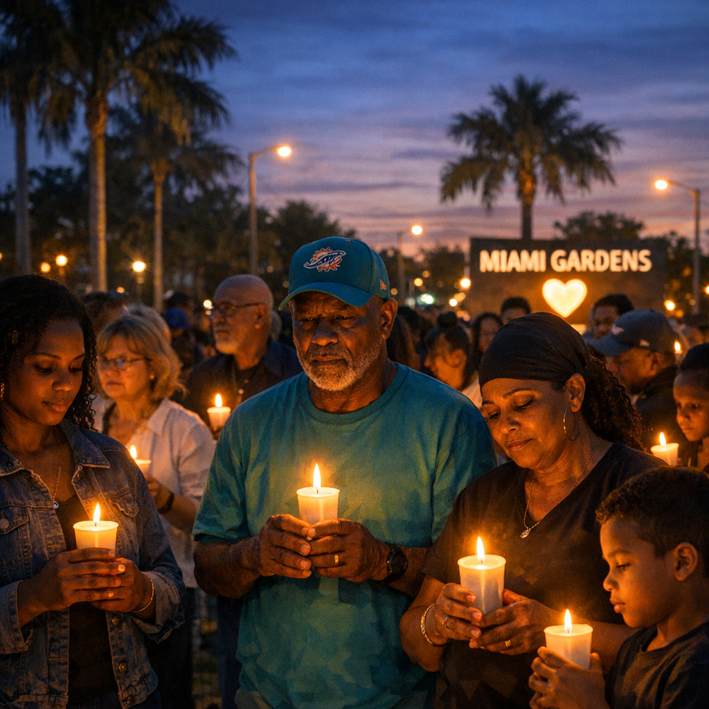 Community Vigil Honors Miami Gardens Woman After Tragic Dog Attack