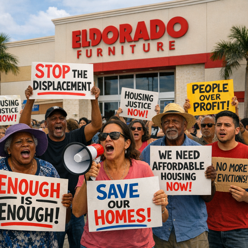Miami Gardens Residents Voice Concerns Over Proposed Rezoning for El Dorado Furniture Expansion